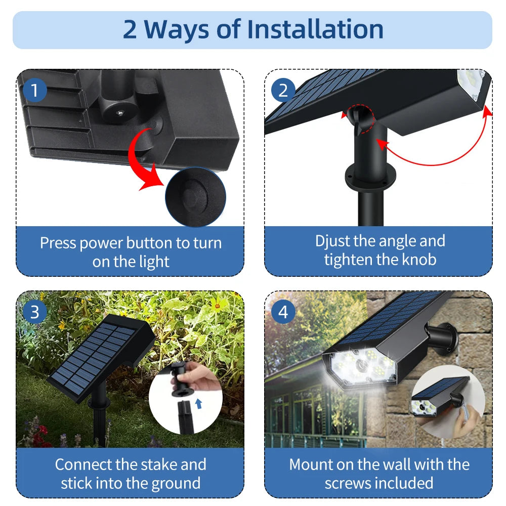 High Resolution Camera w/ Solar, Light, And Motion Sensors
