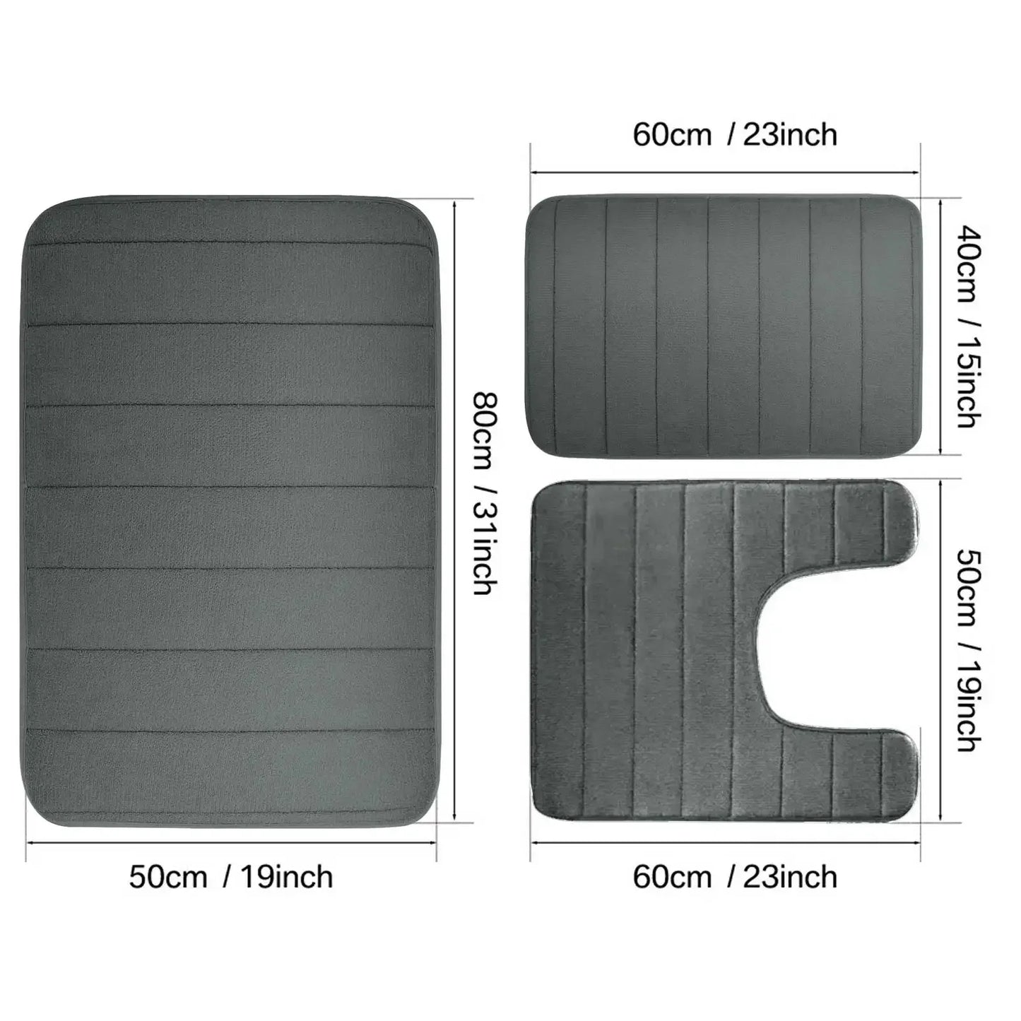 Memory Foam Bath Mat Soft