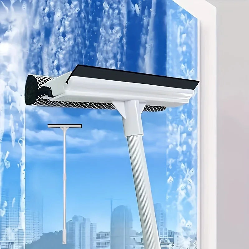 1pc Squeegee Window Cleaner 2 in 1