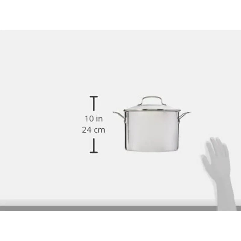 Cuisinart 11-Piece Cookware Set, Stainless Steel Collection