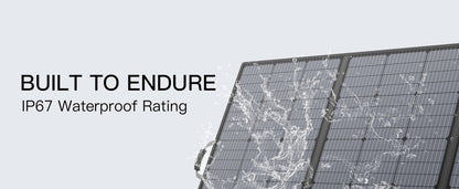 MHPOWOS 400W Portable Solar Panel, Lightweight Foldable Solar Panels with an Adjustable Kickstand