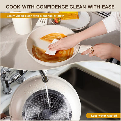 21 Piece Pots and Pans Set Non-Stick, Astercook Ceramic Cookware