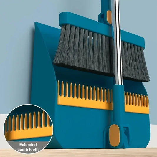 Household Broom And Dustpan With Long Handle