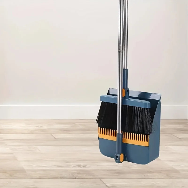 Household Broom And Dustpan With Long Handle
