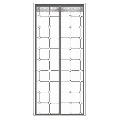 36 in. x 83 in. White Insulated Vinyl Magnetic Screen Door w/Heavy Duty Magnets and Mesh Curtain