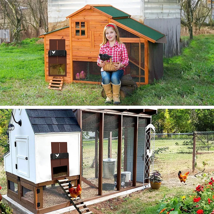 Automatic Chicken Coop Door - Solar Powered & Light Sensor
