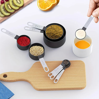 4PCS/8PCS plastic measuring cup, Spoon Set