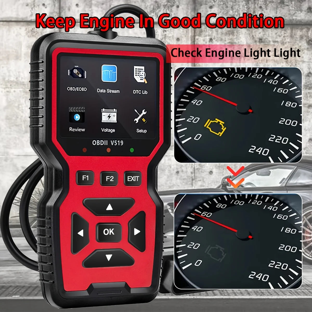 Professional OBD2 Scanner - USB-powered