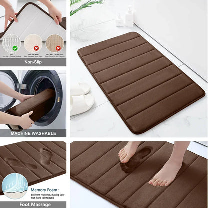 Memory Foam Bath Mat Soft