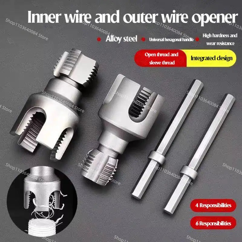 Double-Ended Internal And External Pipe Threading Tools | HVAC
