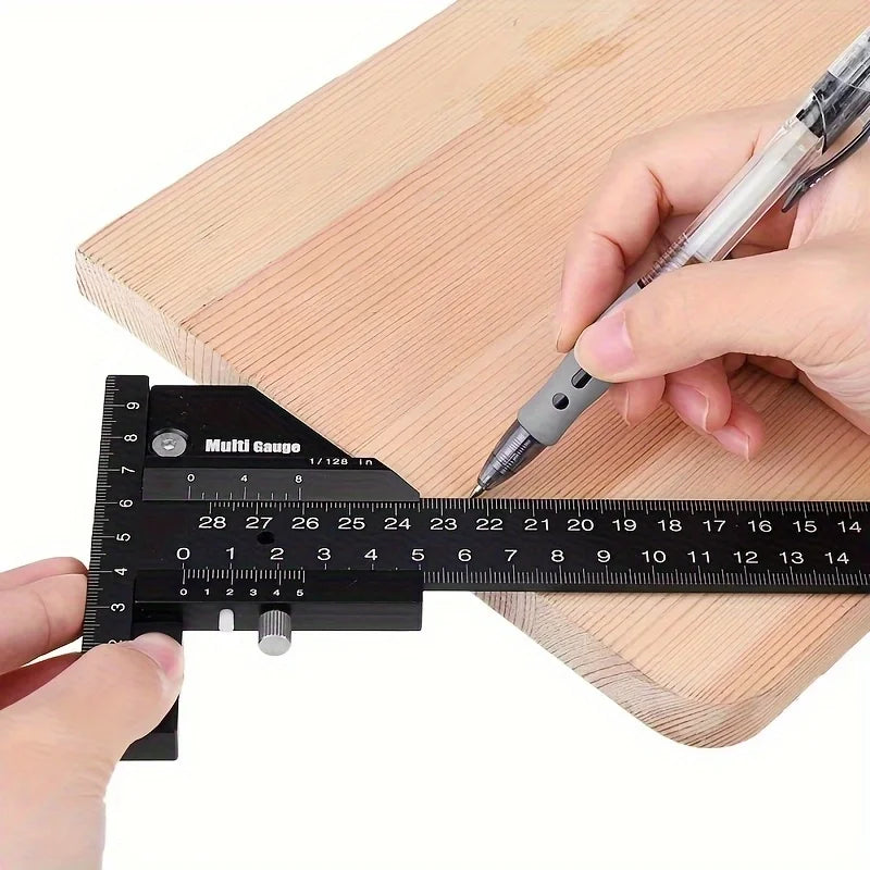 Multifunction 0-280mm Marking Depth T Ruler Measuring Tool