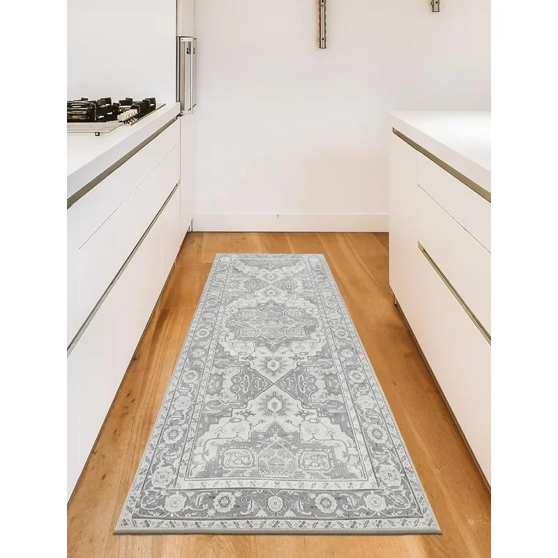 Rug Runner for Hallways 2'x6' Ultra Thin Machine Washable