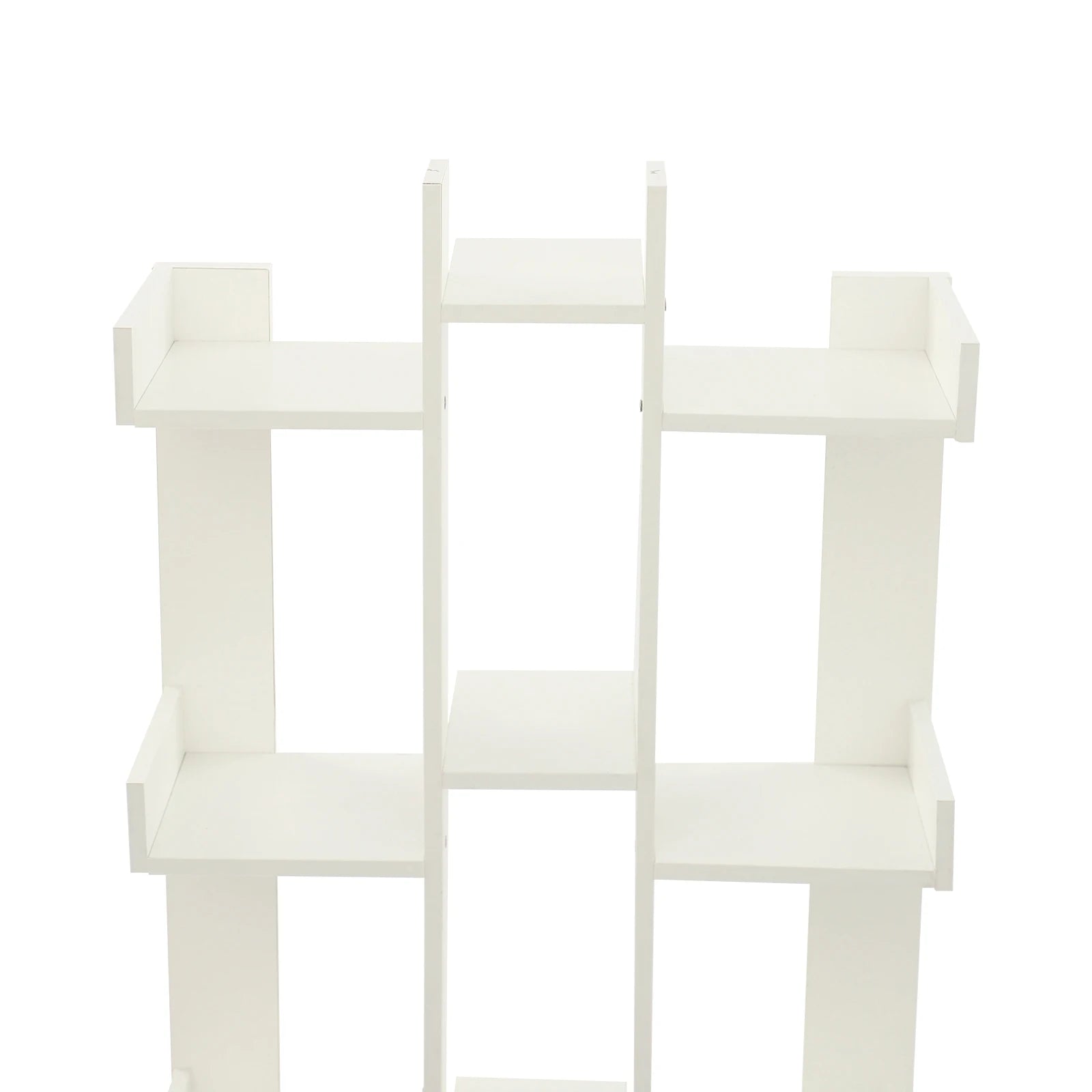 15-Compartment Bookcase with Cabinet - Modern Floor Standing