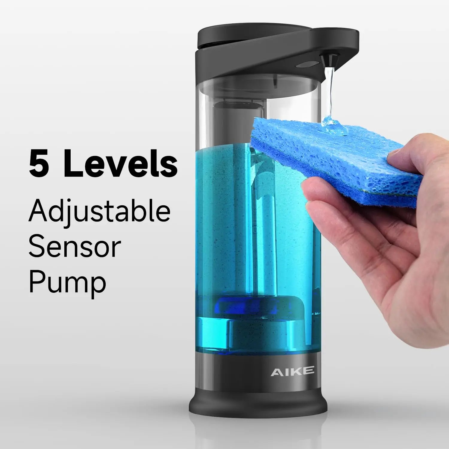 Automatic Liquid Soap Dispenser - AIKE Wall Mounted & Tabletop