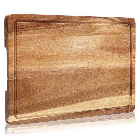 18" x 12" Large Acacia Cutting Boards, Wooden Chopping Board