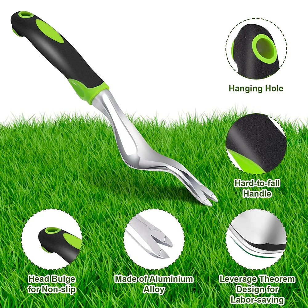 Weed Puller Tool for Garden Weeding with Ergonomic Handle