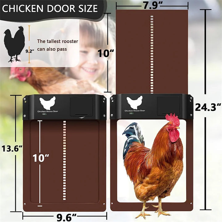 Automatic Chicken Coop Door - Solar Powered & Light Sensor