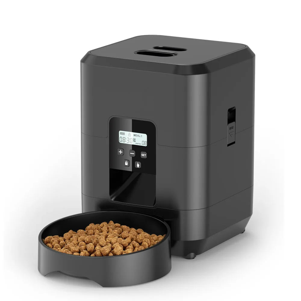 Automatic Smart Pet Feeder - Timed Cat & Dog Food Dispenser