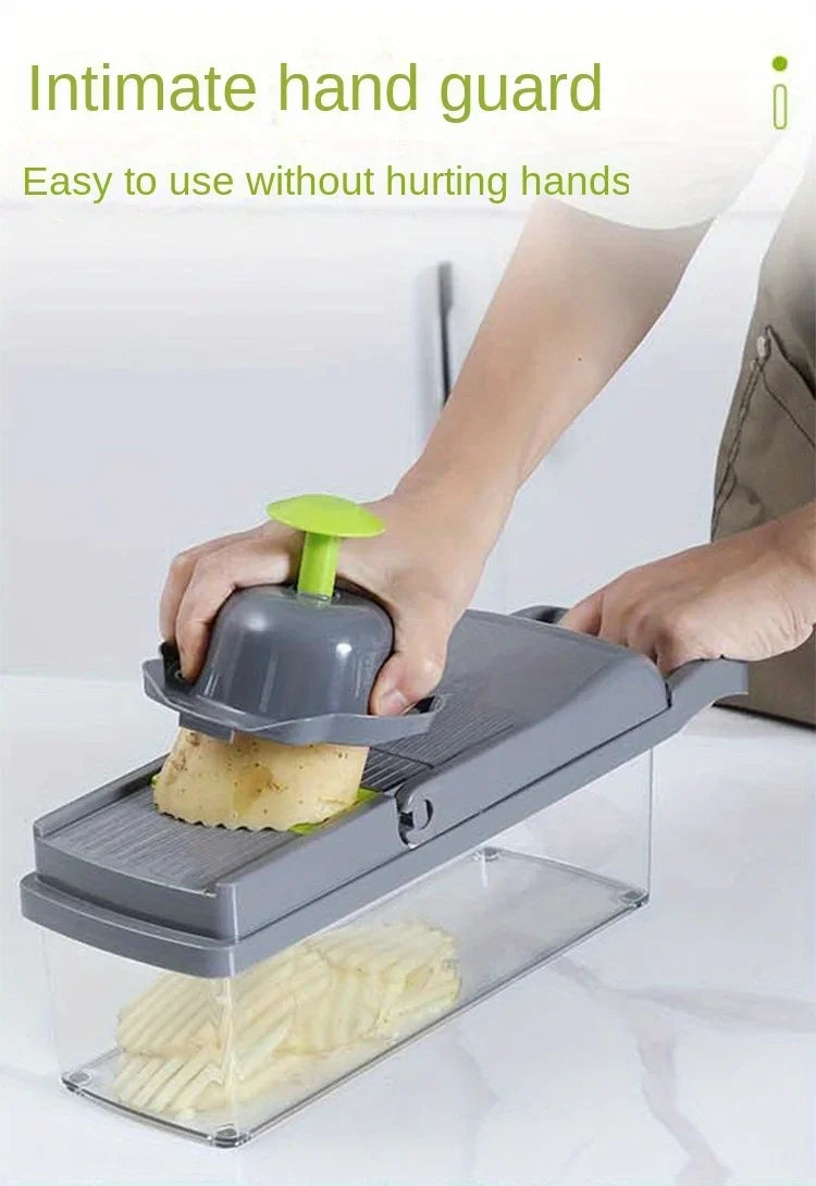 15 piece set multifunctional vegetable slicer