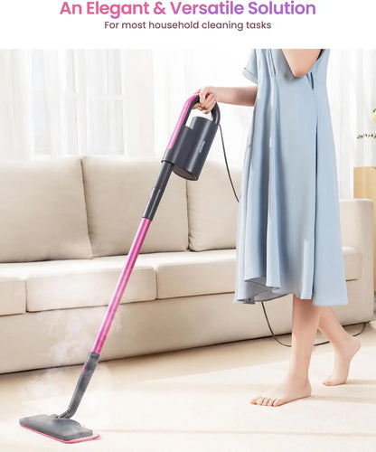 Steam Mop Cleaner with Detachable Handheld Steamer