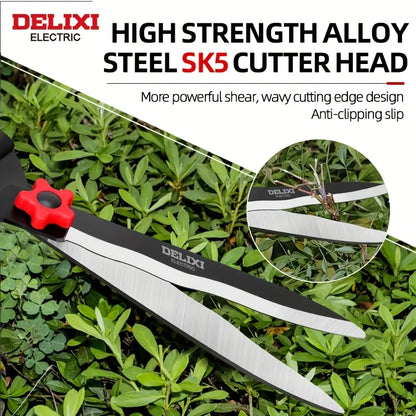 Garden Hedge Shears, 10in/12in Manual Hedge Clippers