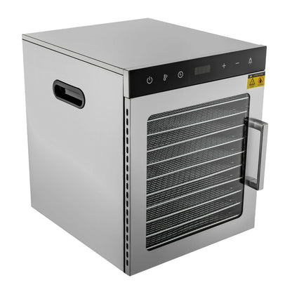 10/12 Stainless Steel Trays Dehydrator, 800W