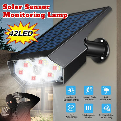 High Resolution Camera w/ Solar, Light, And Motion Sensors