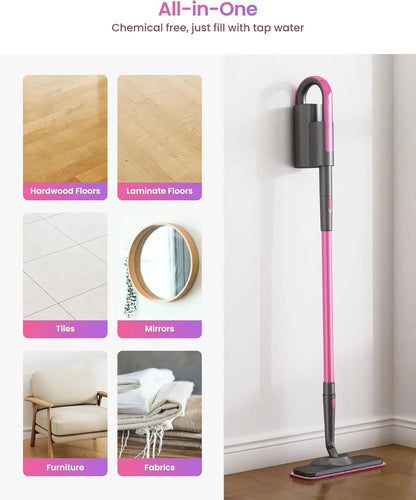 Steam Mop Cleaner with Detachable Handheld Steamer