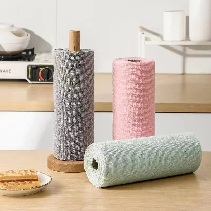 Reusable Cleaning Wipes - Eco-Friendly Microfiber Cloths