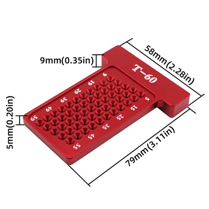 Precision Marking T-Ruler Aluminum Alloy Woodworking