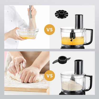 TopStrong 6 in1 800W Black Food Processor USFP201