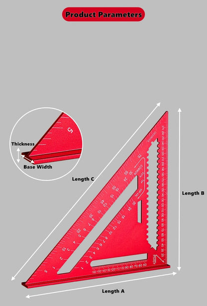 Woodworking Aluminum Alloy Triangle Gauges