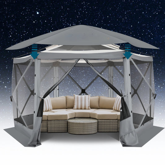 Pop up Gazebo Screen Tent Screen House for Camping