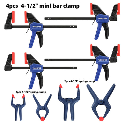 Bar Clamps for Woodworking One-Handed Clamp/Spreader