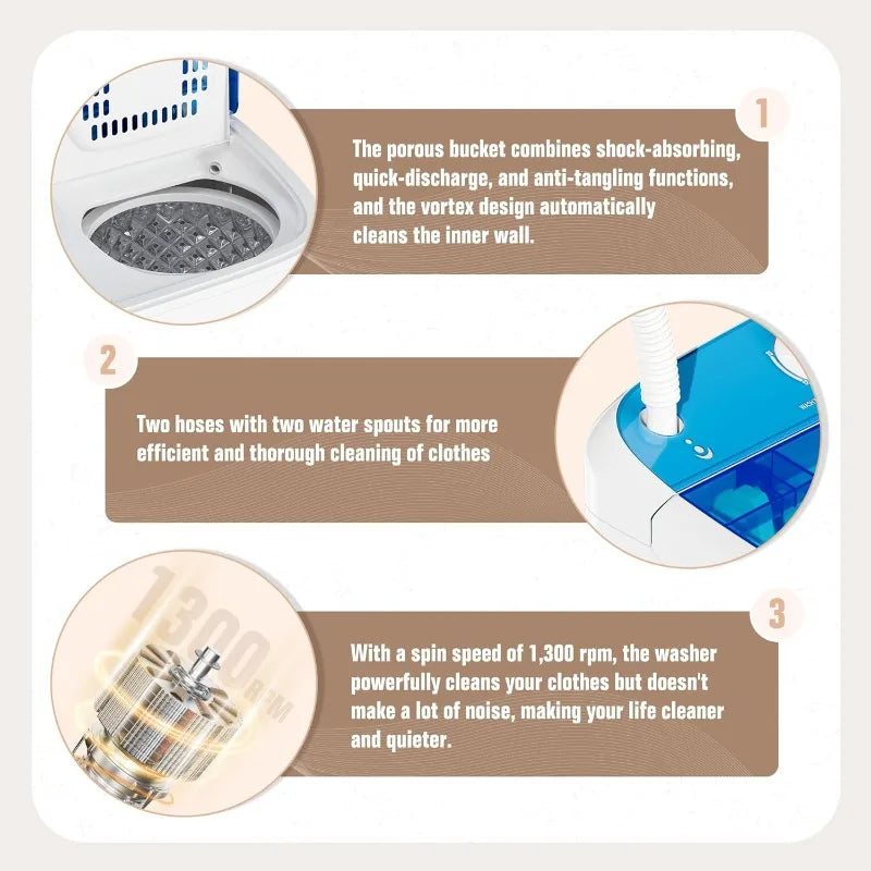 INTERGREAT Portable Washer and Dryer