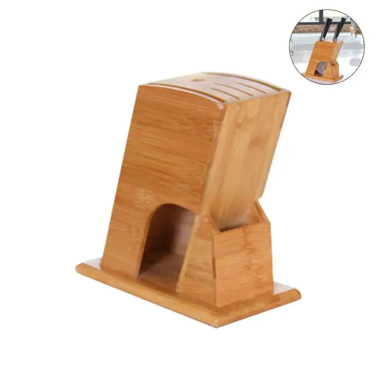 Bamboo Knife Block