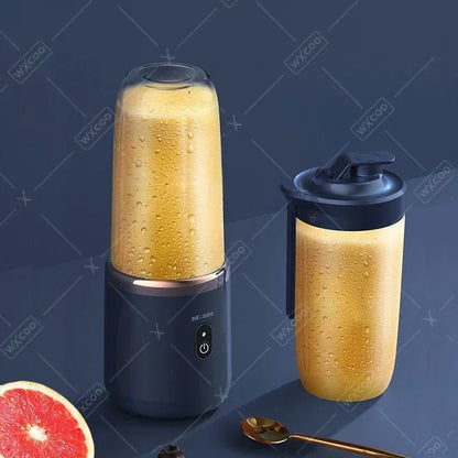 Portable Mixer with 6 Blades Juicer Cup Set