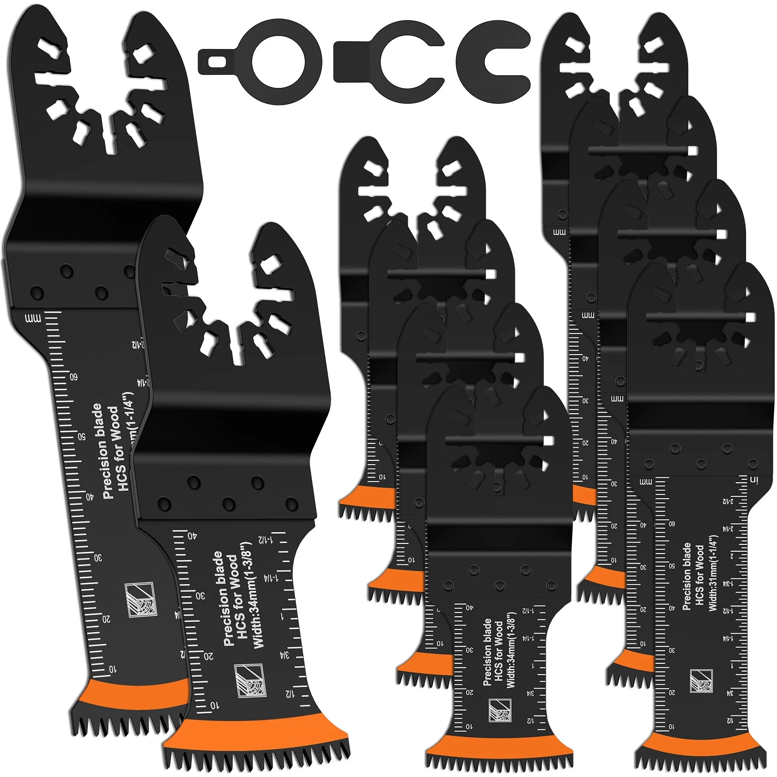 Japanese Oscillating Saw Blades - Precision Multi-Tool Set