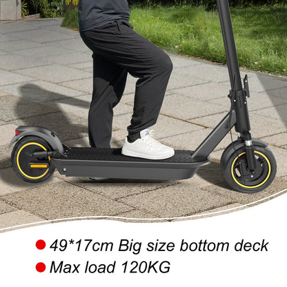 Electric Scooter: 500W Power, 35km/h Max Speed, Foldable for Adult Use.