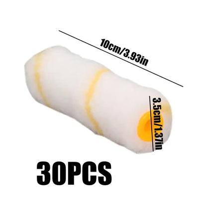 30pcs Paint Roller Kit, 4 Inch Rollers