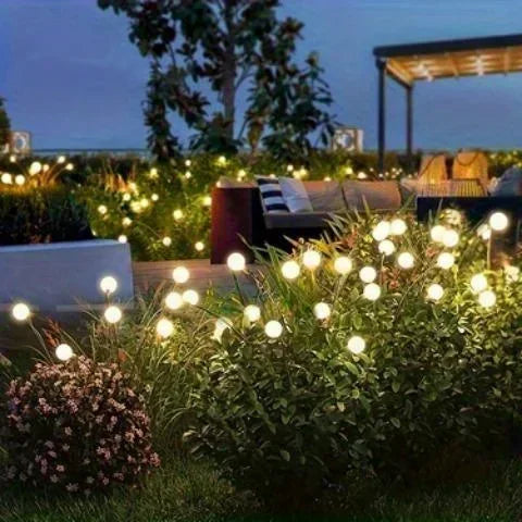 2pc solar firefly lights