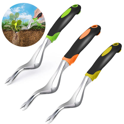 Weed Puller Tool for Garden Weeding with Ergonomic Handle