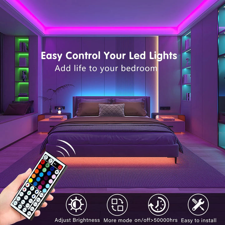 Led Strip Lights with Key Remote