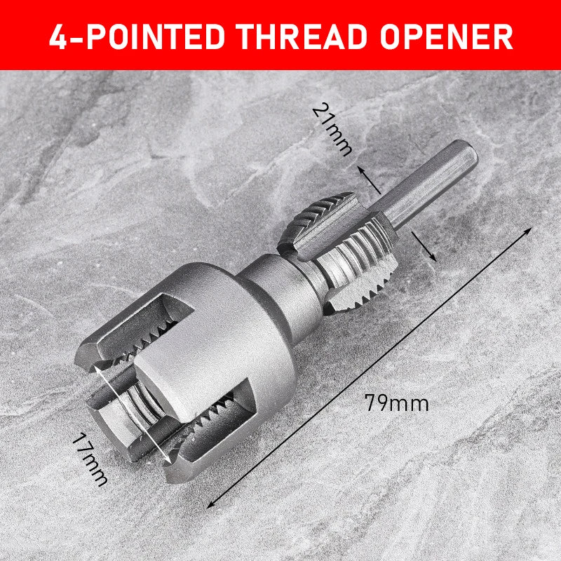Double-Ended Internal And External Pipe Threading Tools