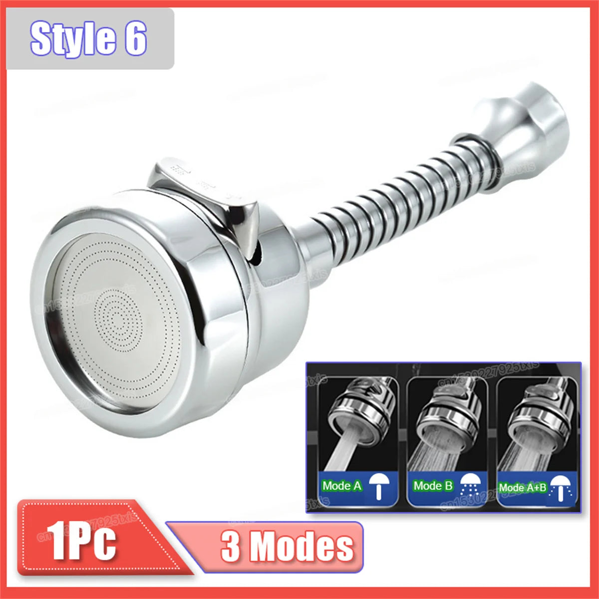 Faucet Extender 360Degree Rotatable Faucet Nozzle Adapter