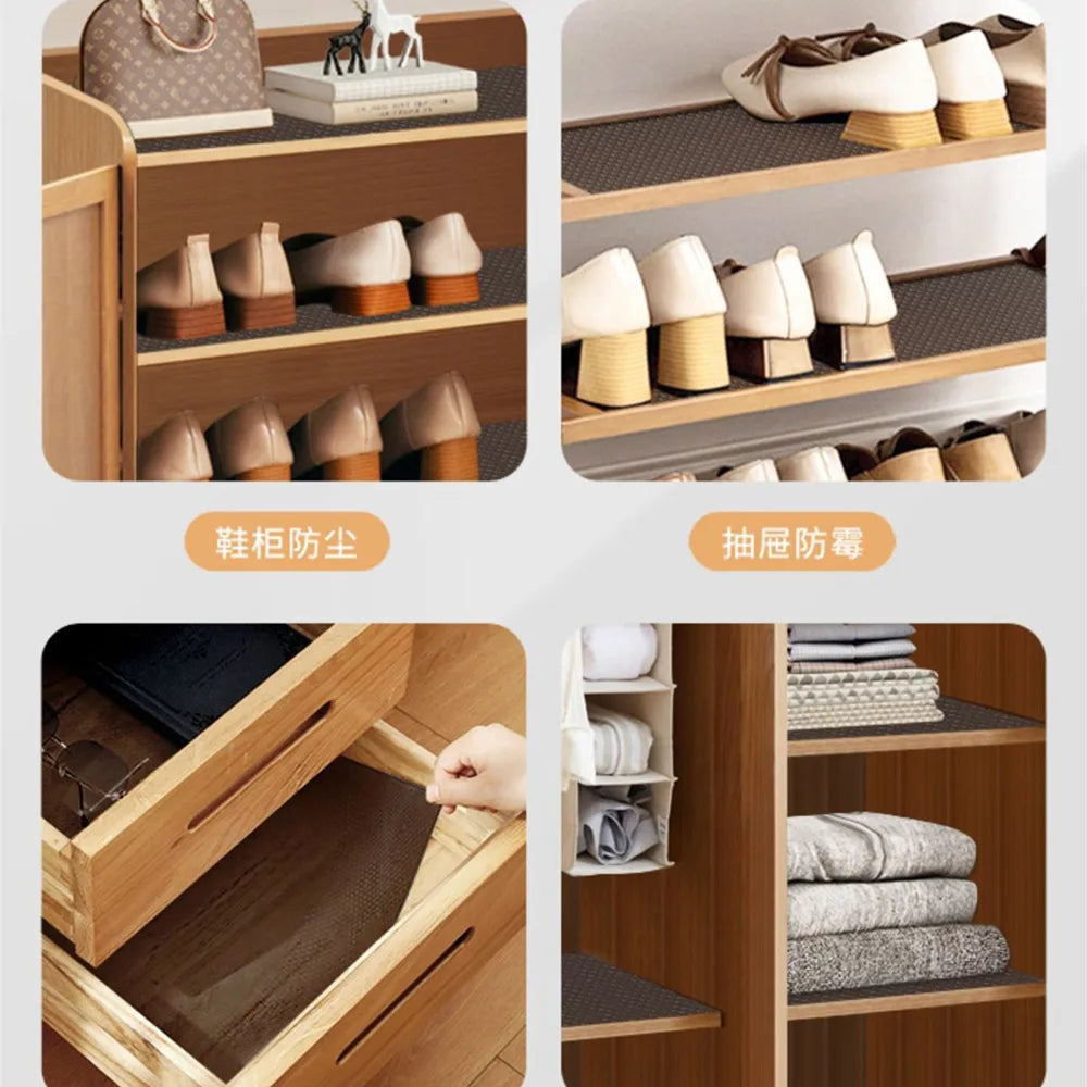 Reusable Drawer Liners, Non-slip Placemats Kitchen Cabinet