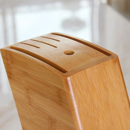 Bamboo Knife Block