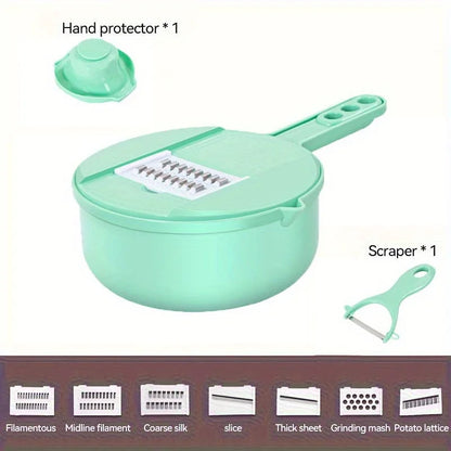 9-in-1 multifunctional vegetable chopper and slicer