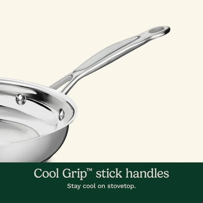 Cuisinart 11-Piece Cookware Set, Stainless Steel Collection
