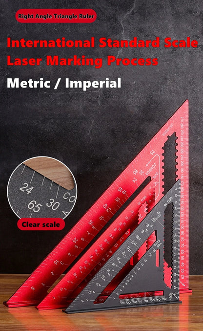 Woodworking Aluminum Alloy Triangle Gauges